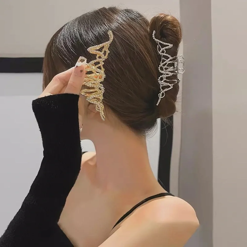 New Rhinestone Shark Clip Hair Accessories